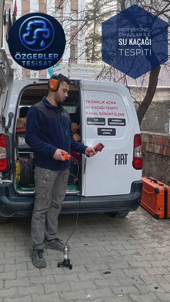 Akustik Cihazla Su Kaçağını Nokta Atışı Tespit Ediyoruz